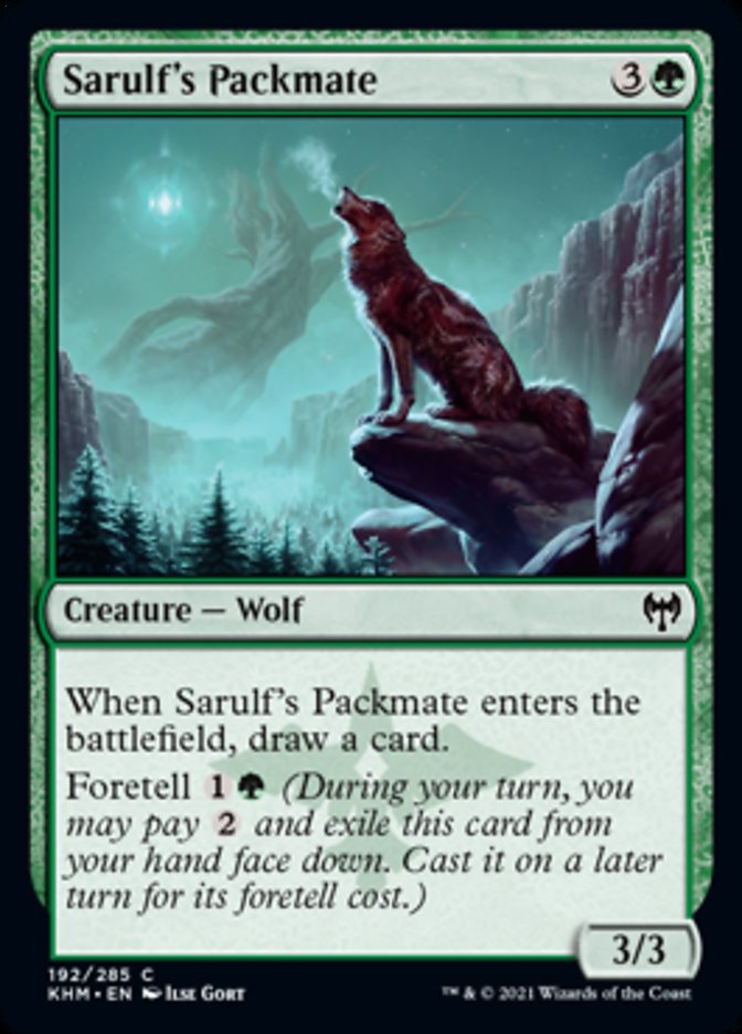 Sarulf's Packmate (Kaldheim) Medium Play