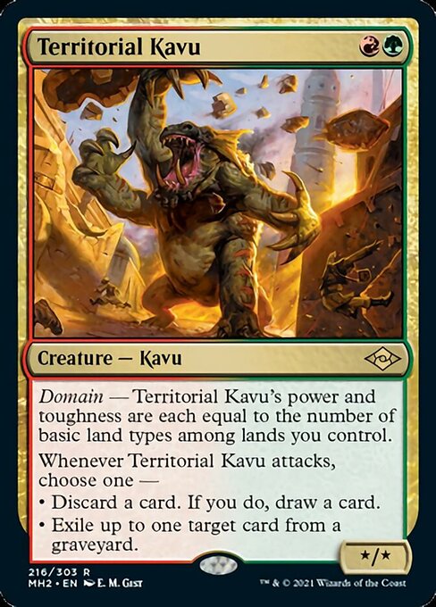 Territorial Kavu (Modern Horizons 2) Near Mint