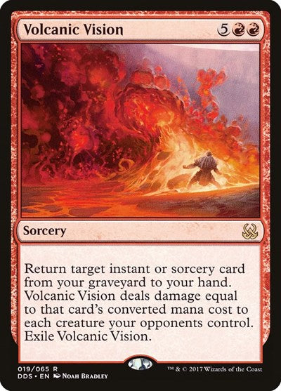 Volcanic Vision (Duel Decks: Mind vs Might) Light Play
