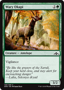 Wary Okapi (Guilds of Ravnica) Near Mint