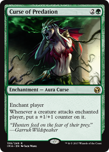 Curse of Predation (Iconic Masters) Light Play
