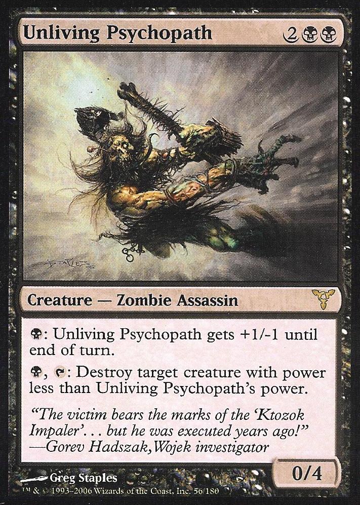 Unliving Psychopath (Dissension) Medium Play