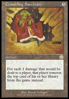 Crumbling Sanctuary (Mercadian Masques) Near Mint