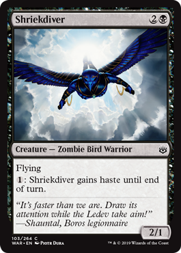 Shriekdiver (War of the Spark) Near Mint