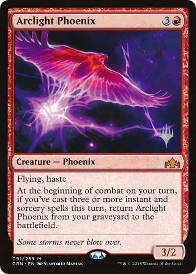 Arclight Phoenix (Promo Pack: Throne of Eldraine) Light Play Foil