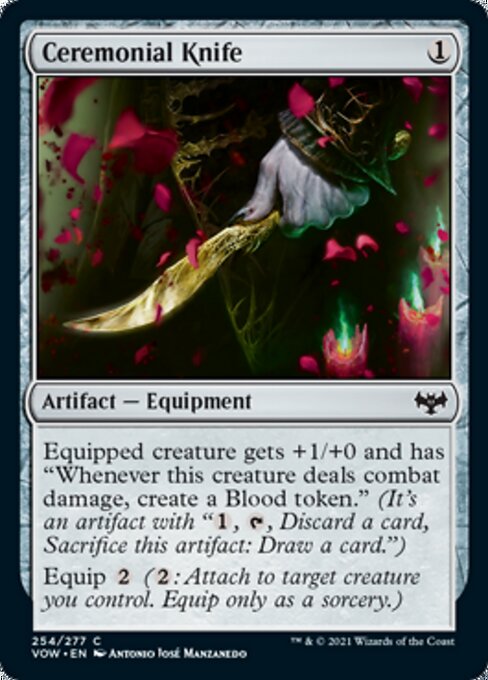 Ceremonial Knife (Innistrad: Crimson Vow) Near Mint Foil