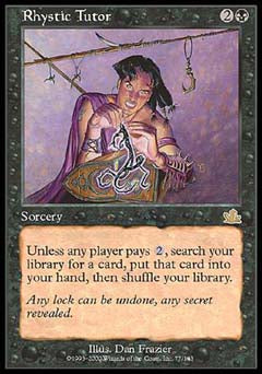 Rhystic Tutor (Prophecy) Heavy Play
