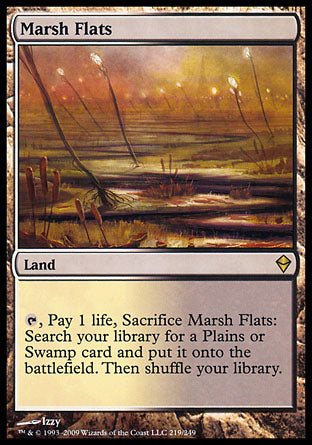 Marsh Flats (Zendikar) Light Play