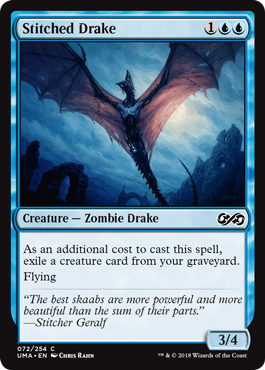 Stitched Drake (Ultimate Masters) Near Mint Foil