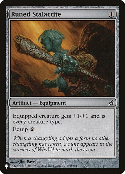 Runed Stalactite (The List) Near Mint