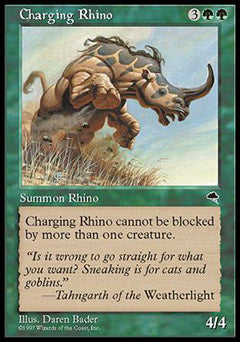 Charging Rhino (Tempest) Medium Play