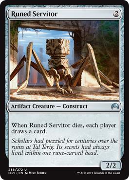 Runed Servitor (Magic Origins) Near Mint