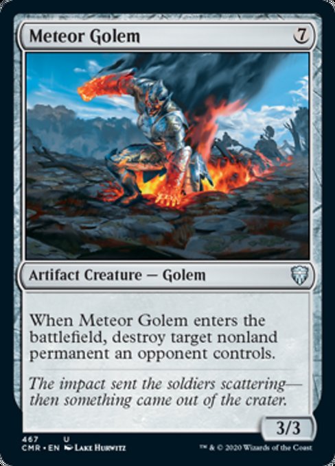 Meteor Golem (Commander 2020 Commander Legends) Near Mint