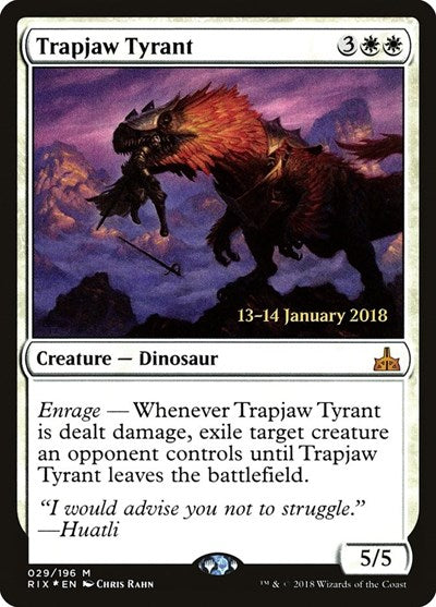 Trapjaw Tyrant (Promos: Prerelease Cards) Light Play Foil