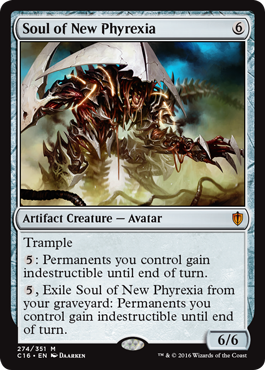 Soul of New Phyrexia (Commander 2016 Edition) Light Play
