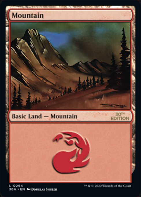 Mountain (294) (30th Anniversary Edition) Near Mint