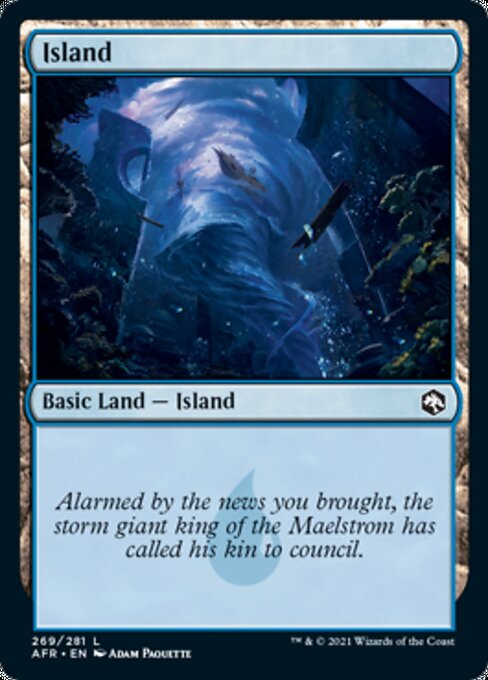 Island (269) (Adventures in the Forgotten Realms) Light Play