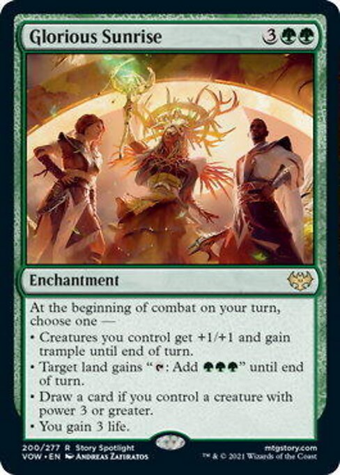 Glorious Sunrise (Innistrad: Crimson Vow) Near Mint