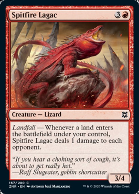 Spitfire Lagac (Zendikar Rising) Near Mint Foil