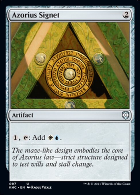 Azorius Signet (Commander 2021 Kaldheim) Near Mint