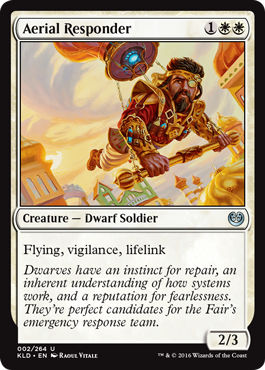 Aerial Responder (Kaladesh) Damaged / Poor