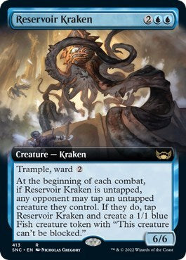 Reservoir Kraken (Extended Art) (Streets of New Capenna) Near Mint Foil
