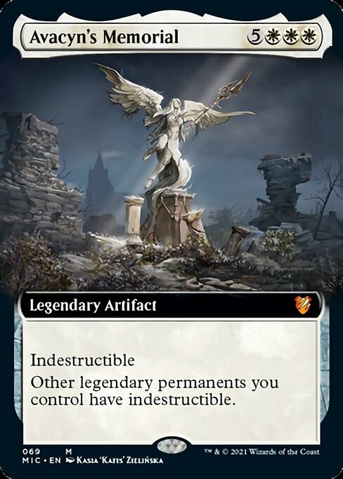 Avacyn's Memorial (Extended Art) (Commander 2021 Midnight Hunt) Near Mint