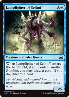 Lamplighter of Selhoff (Shadows Over Innistrad) Medium Play