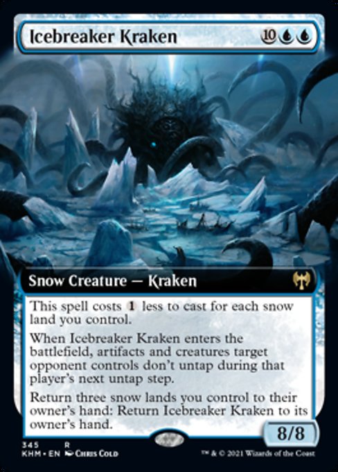 Icebreaker Kraken (Extended Art) (Kaldheim) Near Mint