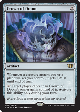 Crown of Doom (Commander 2014 Edition) Medium Play