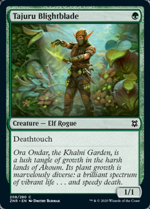 Tajuru Blightblade (Zendikar Rising) Near Mint Foil