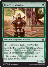 Kin-Tree Warden (Khans of Tarkir) Medium Play