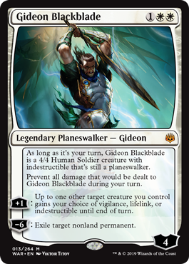 Gideon Blackblade (War of the Spark) Near Mint