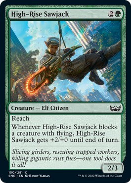High-Rise Sawjack (Streets of New Capenna) Near Mint Foil