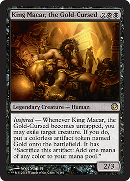 King Macar, the Gold-Cursed (Journey into Nyx) Medium Play