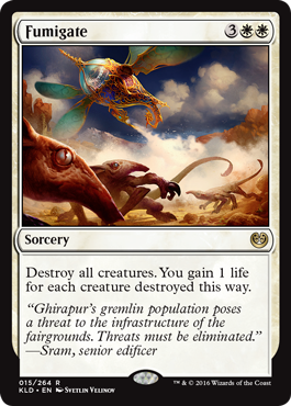 Fumigate (Kaladesh) Damaged / Poor Foil