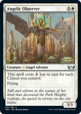 Angelic Observer (Streets of New Capenna) Near Mint Foil