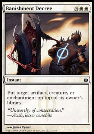 Banishment Decree (Mirrodin Besieged) Near Mint