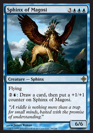 Sphinx of Magosi (Rise of the Eldrazi) Light Play Foil