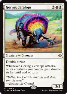 Goring Ceratops (Ixalan) Medium Play