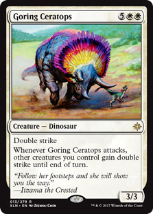Goring Ceratops (Ixalan) Near Mint