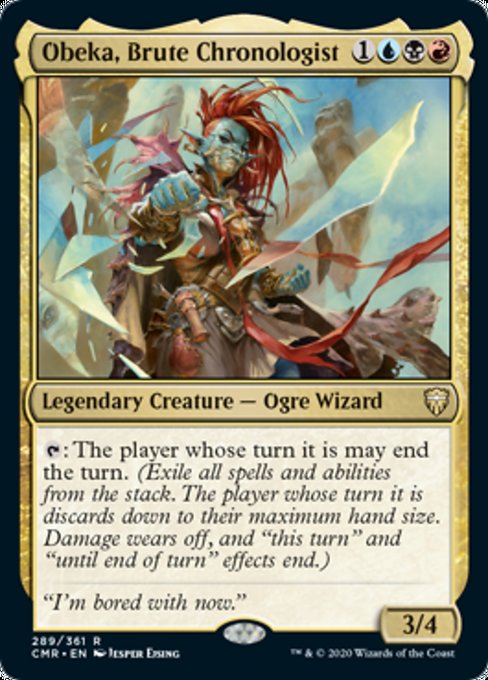 Obeka, Brute Chronologist (Commander Legends) Near Mint
