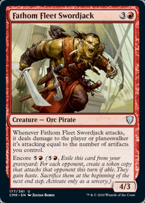 Fathom Fleet Swordjack (Commander Legends) Light Play