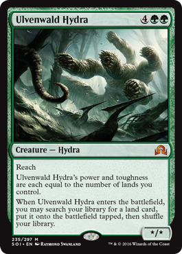 Ulvenwald Hydra (Shadows Over Innistrad) Light Play