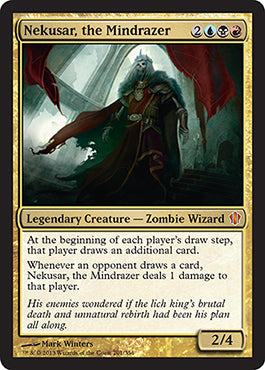 Nekusar, the Mindrazer (Commander 2013 Edition) Light Play