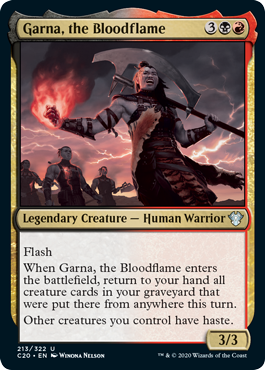 Garna, the Bloodflame (Commander 2020 Ikoria) Near Mint