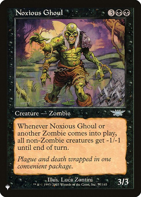 Noxious Ghoul (The List) Light Play