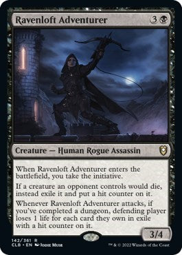 Ravenloft Adventurer (Commander Legends: Battle for Baldur's Gate) Light Play