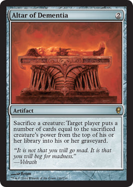 Altar of Dementia (Conspiracy) Light Play Foil