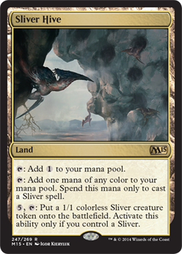 Sliver Hive (Magic 2015 Core Set) Medium Play